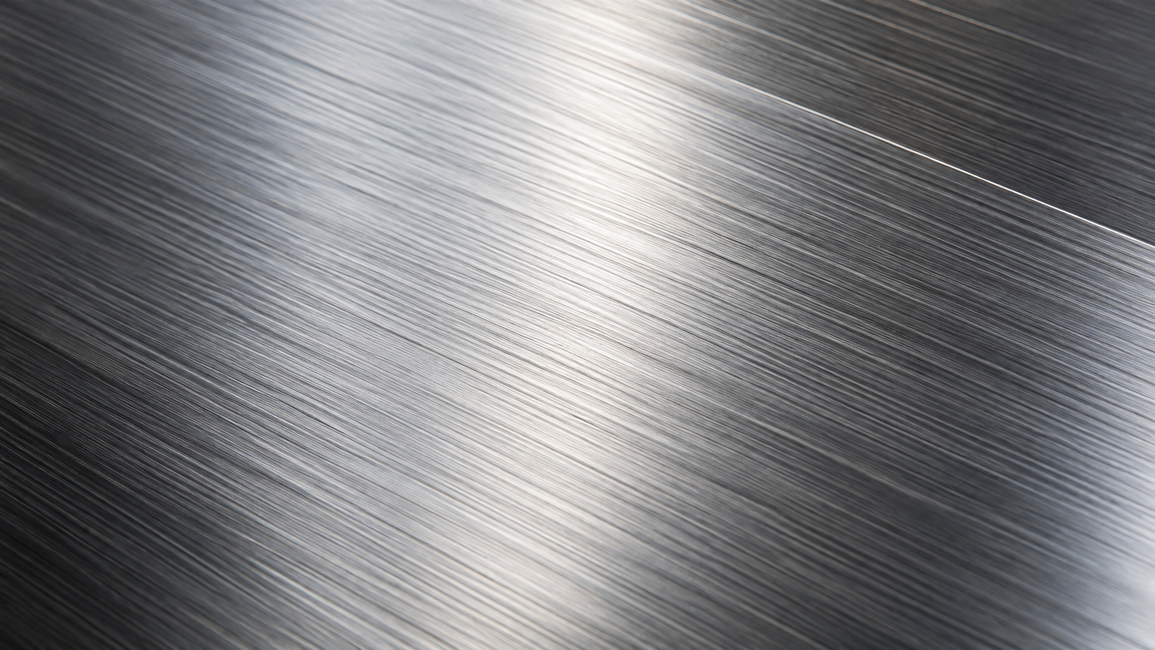 Silver-gray metal with a fine brushed surface finish